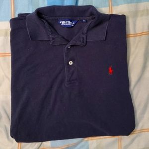 POLO Golf RALPH LAUREN Mens Navy Blue Short Sleeve Medium